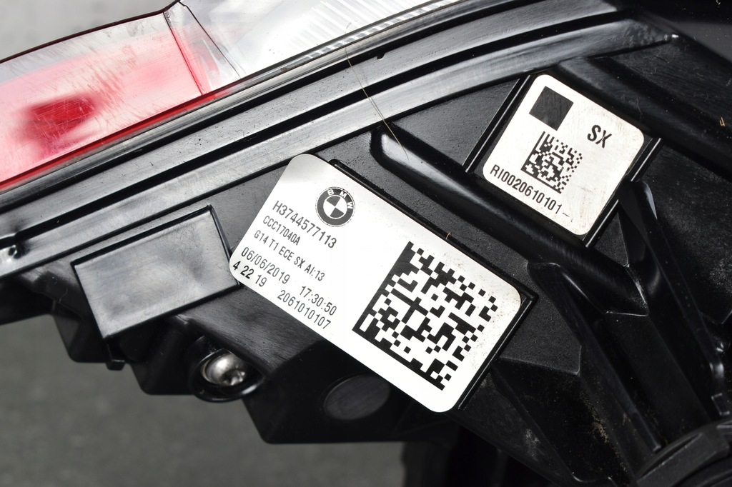 фото №13, Bmw 8 g14 g15 g16 m8 f91 f92 f93 лампа лампи задні права ліва задня демонтаж