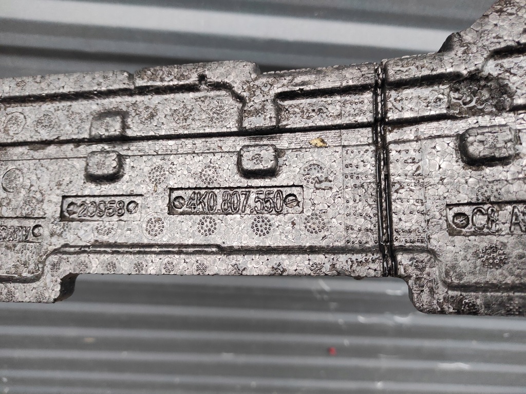 фото №11, Абсорбер піна бампера перед audi a6 c8 4k0807550