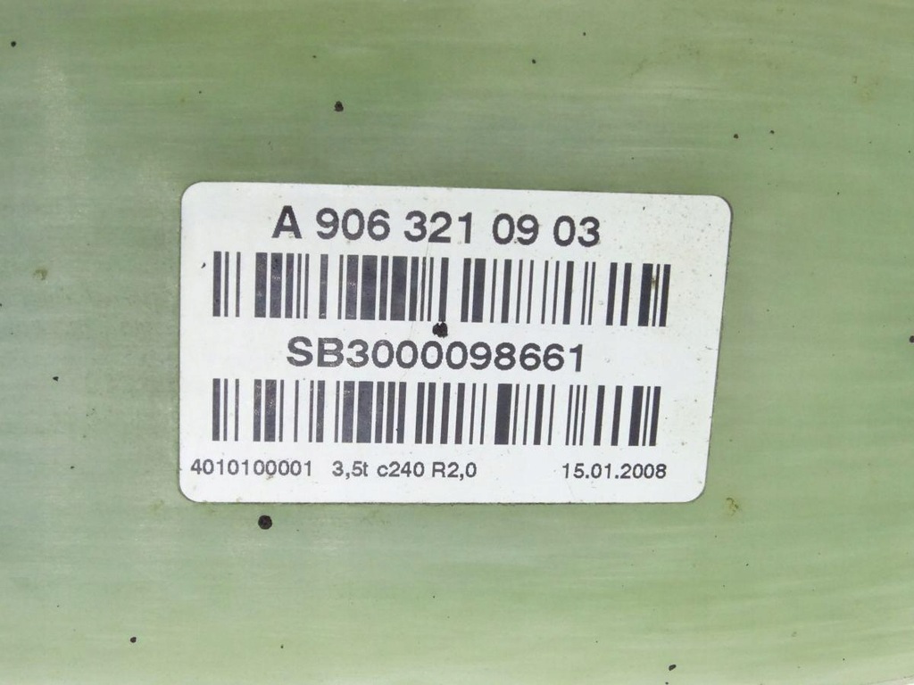 фото №3, Mercedes sprinter w906 906 06- ресора перед передній оригінал