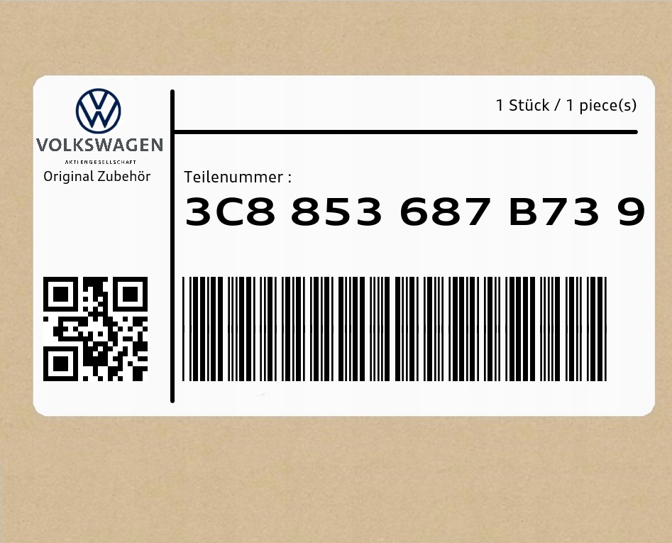 фото №1, Надпис 3c8853687b739 vw cc