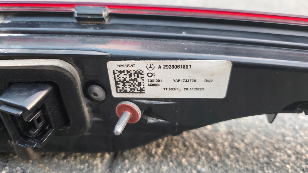 фото №11, Mercedes eqc n293 левая лампа задняя задняя full led оригинальная a2939062101 eu