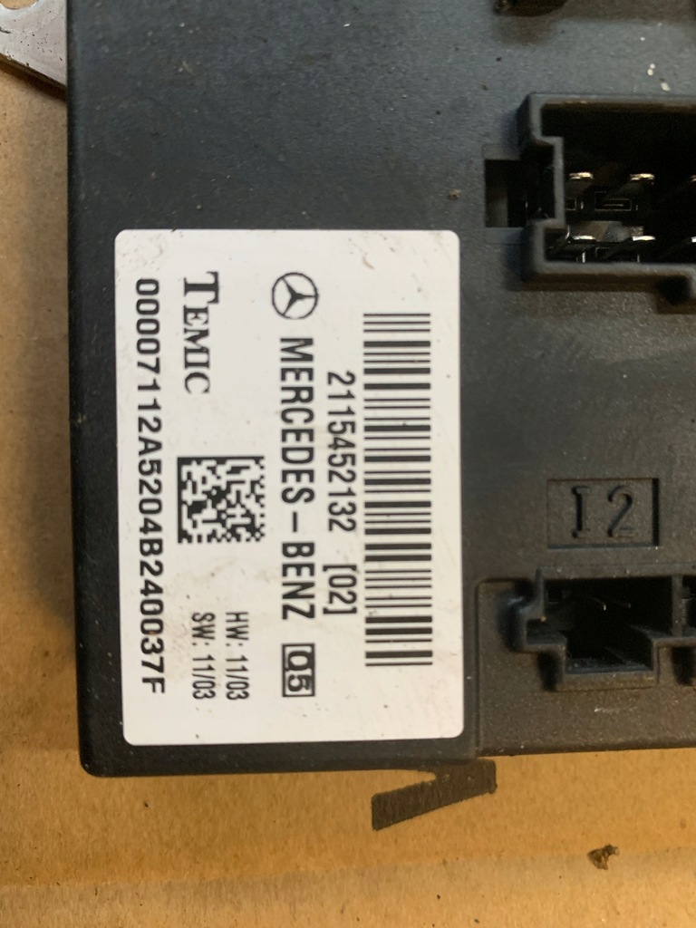 фото №2, Модуль блок керування сидіння mercedes w211