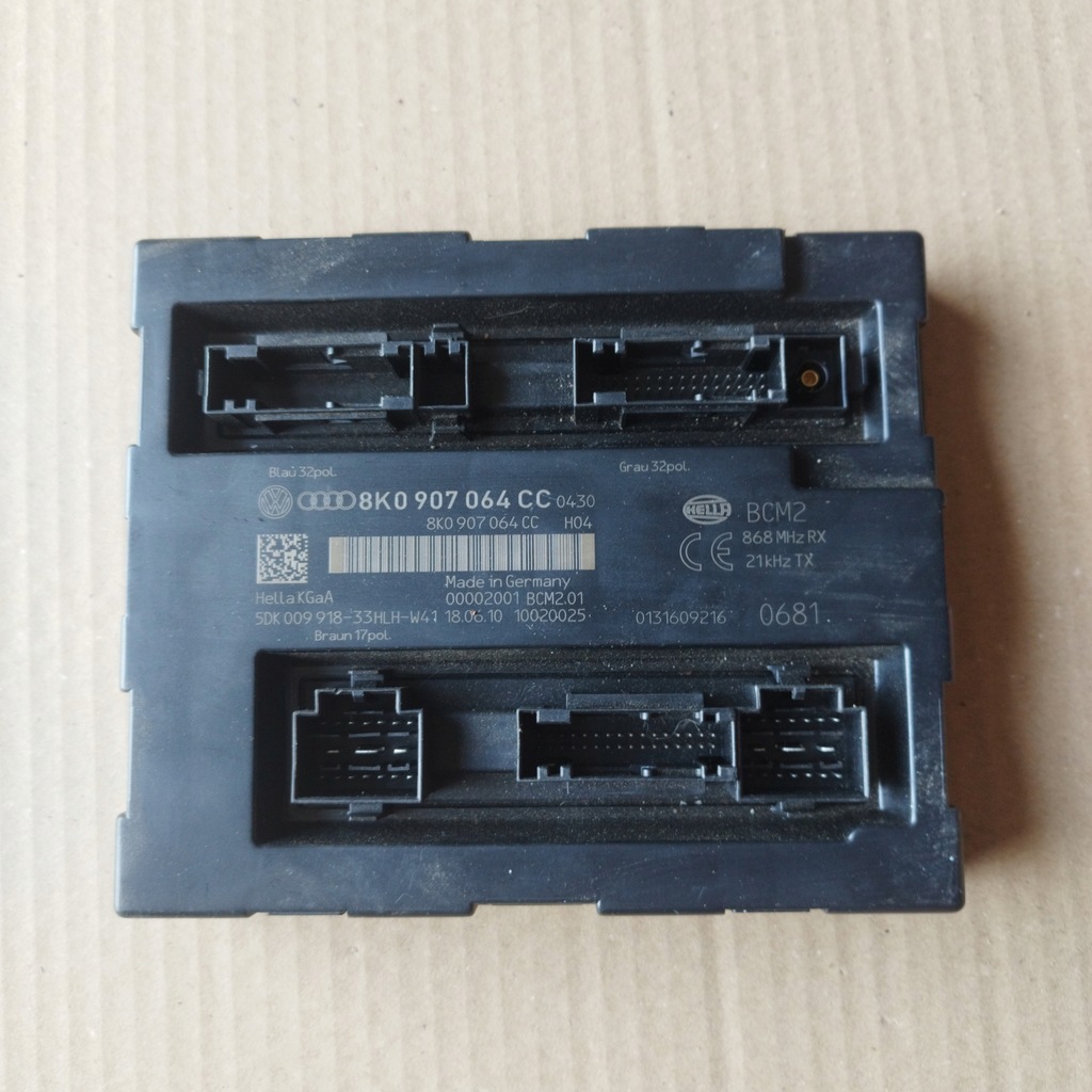 фото №1, Модуль комфорта 8k0907064cc audi a4 b8 a5 bcm