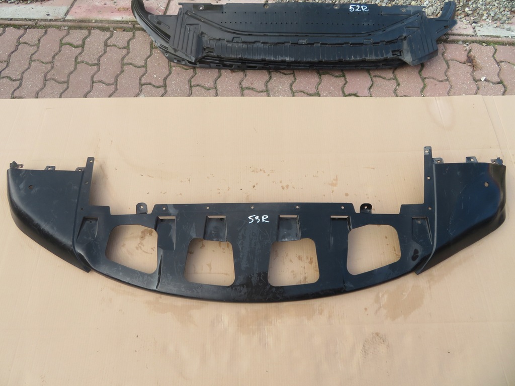 фото №1, Tesla x накладка бампера спойлер плита перед 1034833-00-e