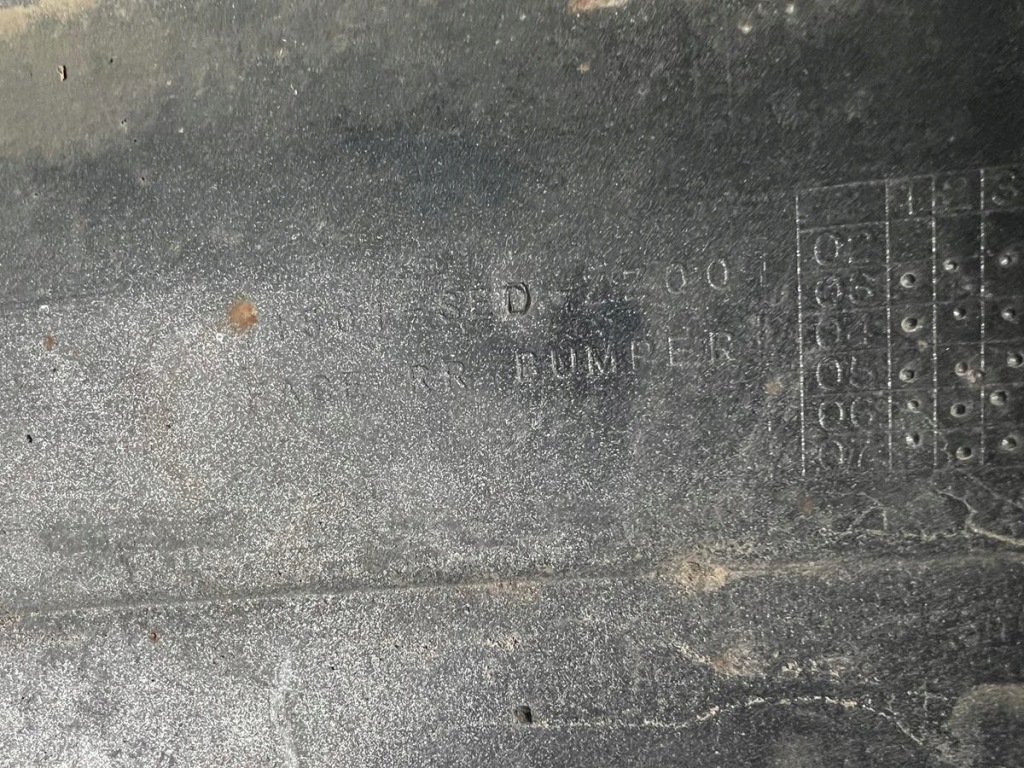 фото №9, Бампер задняя задний honda accord 7 vii 02- kombi