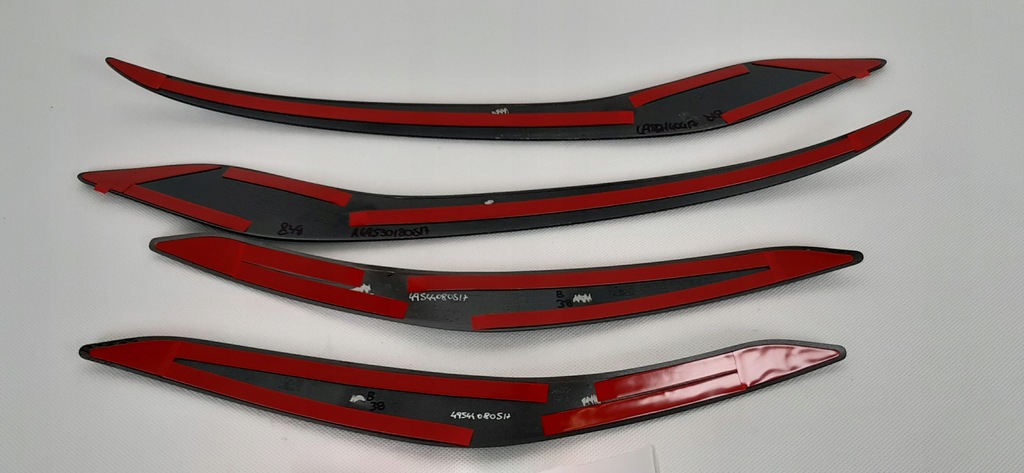 фото №6, Nissan juke f15 накладки декоративні бампера перед ke600-bv009xx