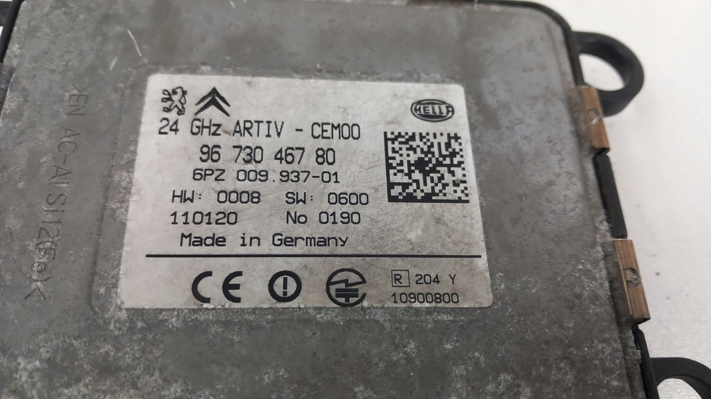 фото №4, Peugeot 3008 5008 радар датчик distronic 9673046780