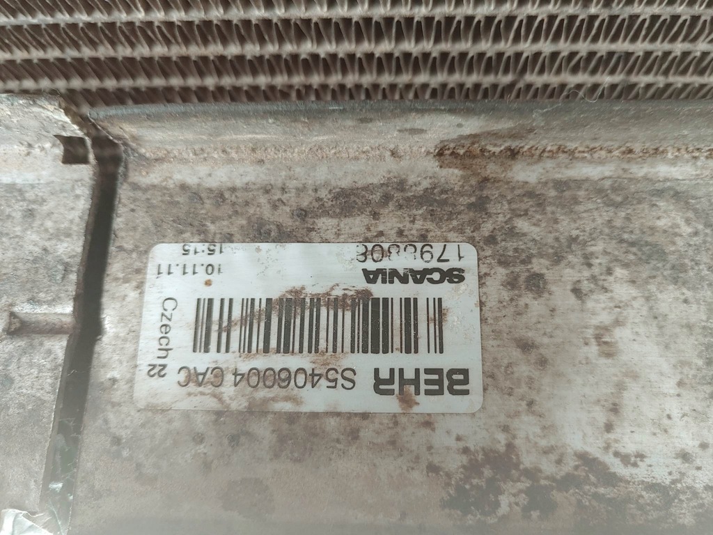 фото №4, Інтеркулер радіатор повітря wody scania r