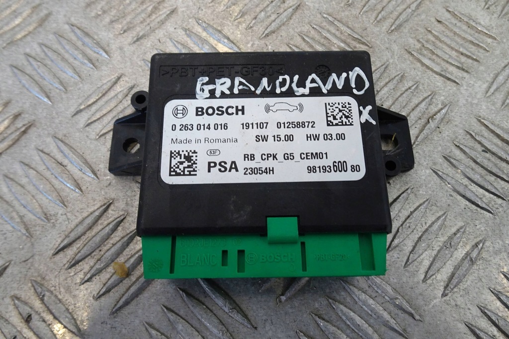 фото №1, Opel grandland x модуль блок керування pdc 17-