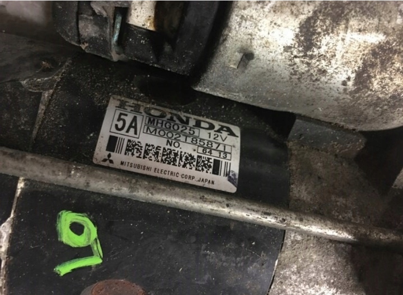 фото №1, Honda cr-v ii ____стартер____ 2.2 i-ctdi mhg025