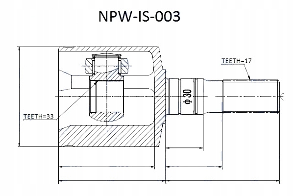 фото №4, Nty npw-is-003 набор шарнир, wał приводной