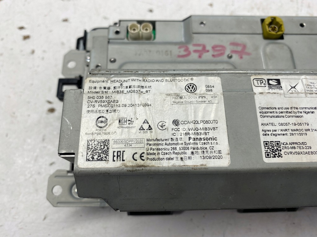 фото №5, Vw golf 8 радио mib3e bluetooth 5h0035867