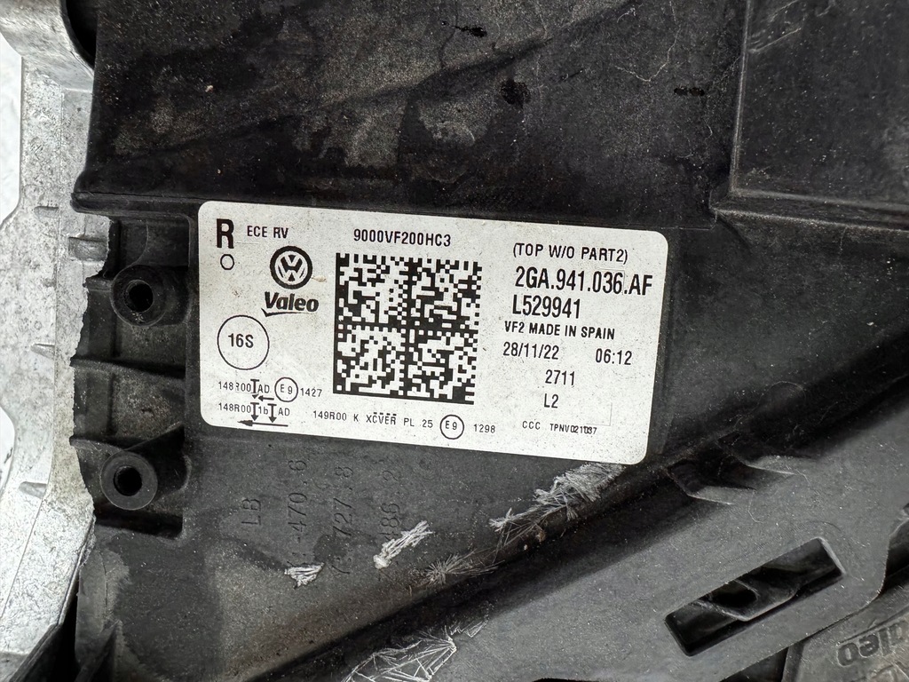 фото №9, Vw t-roc troc lift правая лампа full led matrix iq