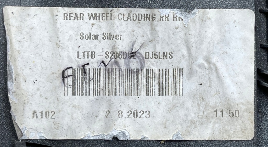 фото №14, K61 ford puma mk2 2019 - молдинг крыла правый задняя l1tb-s286d02-dj