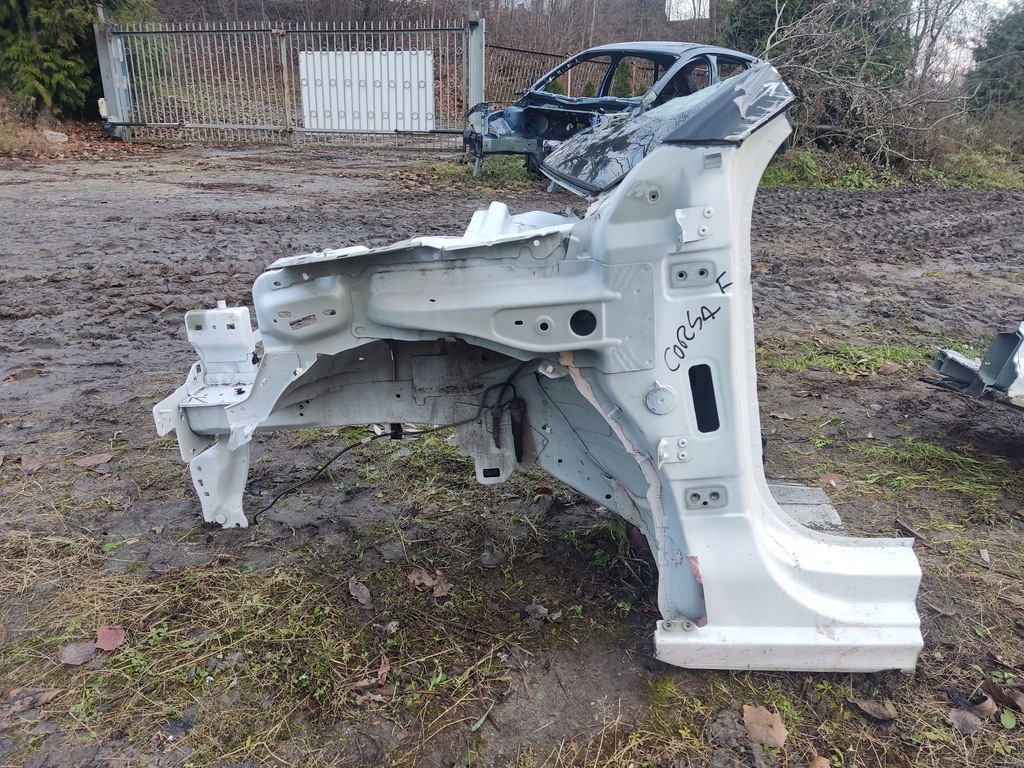 фото №1, Opel corsa f чверть ліва передня поріг блок двигуна