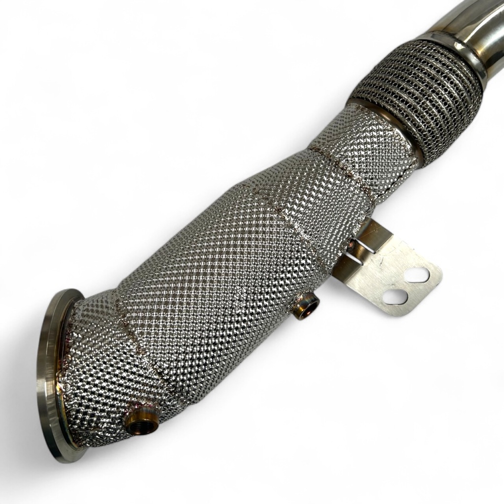 Даунпайп з каталізатор bmw b58 f30 f32 g30 m140i m240i 340i 440i 540i Зі Шроту