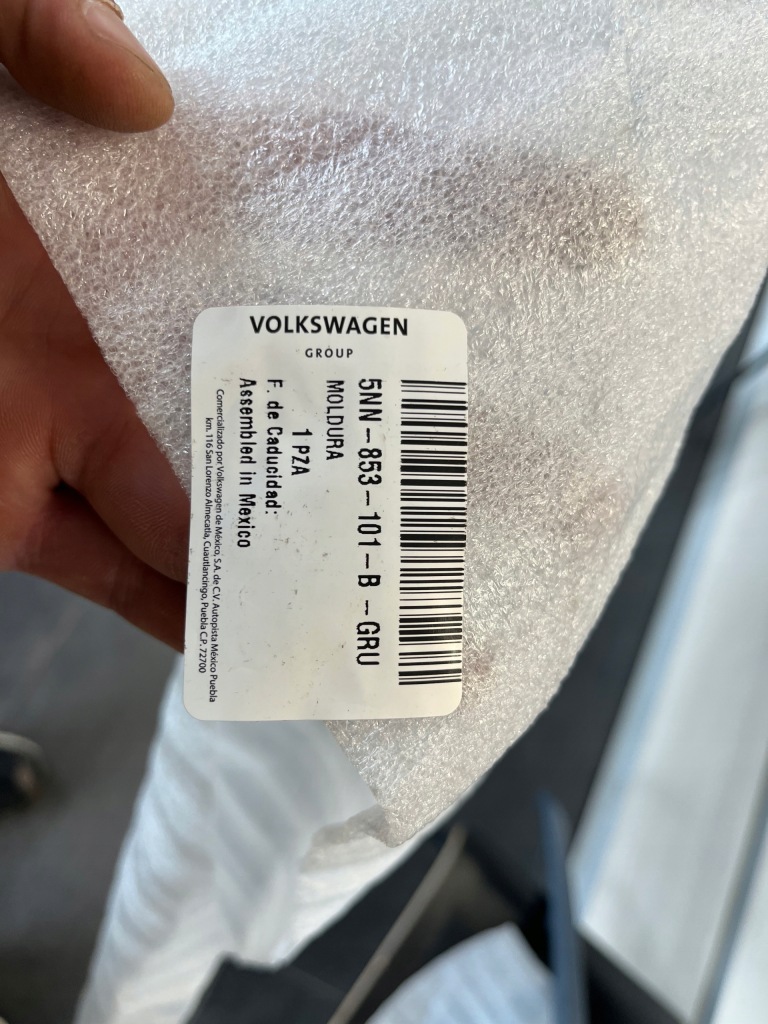 фото №6, Молдинг бампера vw tiguan ii 5n r line nowa oem