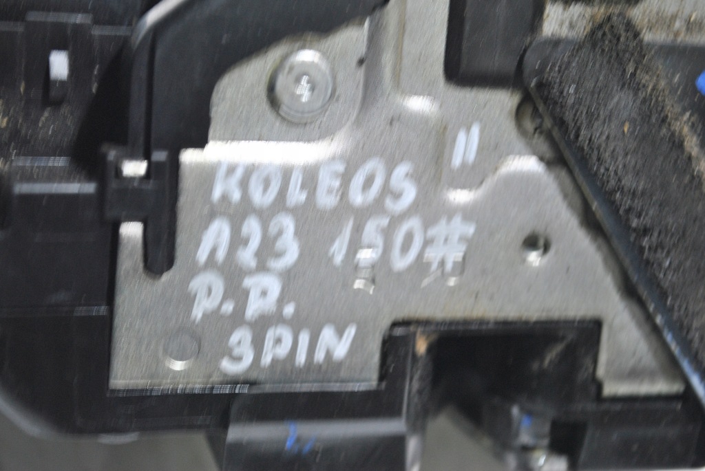 фото №3, Замок дверь renault koleos ii правый перед 3 pin