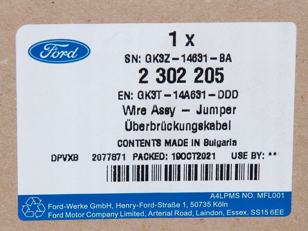 фото №11, Джгут двері водія ford transit 16-19 _ 2302205 _ gk3t-14a631-ddd