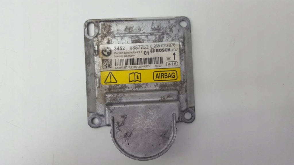 фото №1, Модуль подушка безпеки bmw 3 f31 2018 0265020878