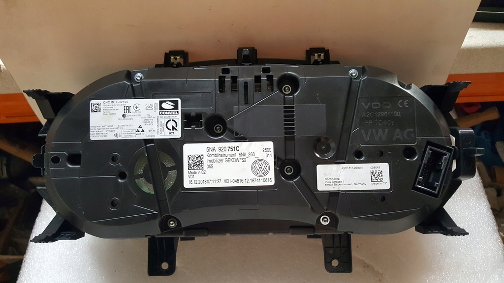 фото №9, Лічильник прилади- дизель- vw tiguan tiguan allspace 5na920751c демонтаж