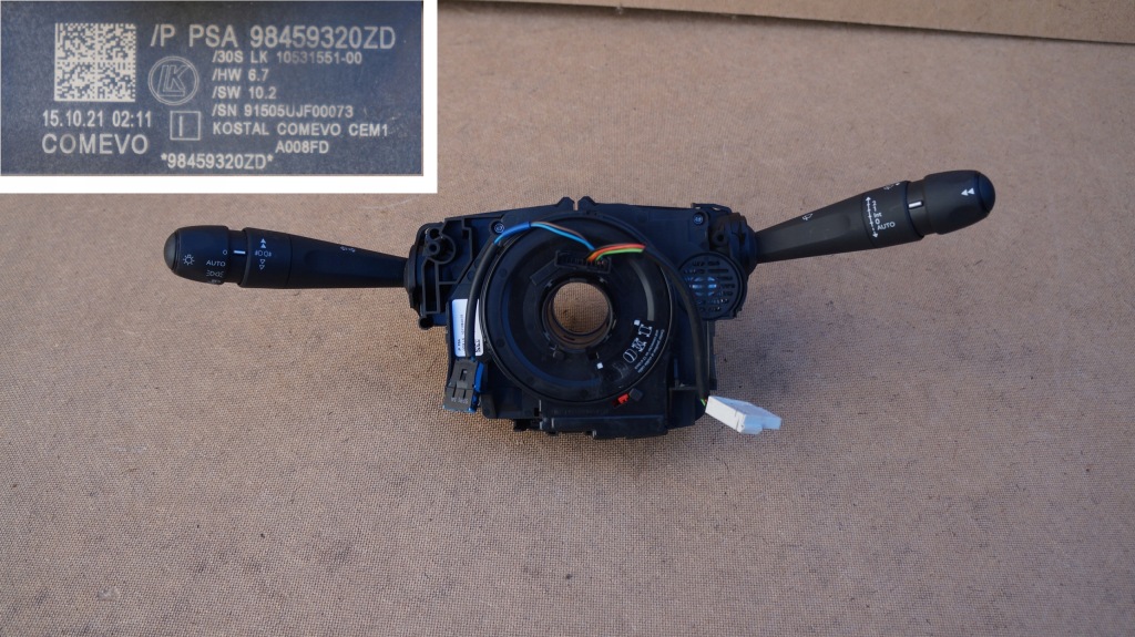 фото №1, Citroen jumpy iii переключатель комбинированный 98459320zd