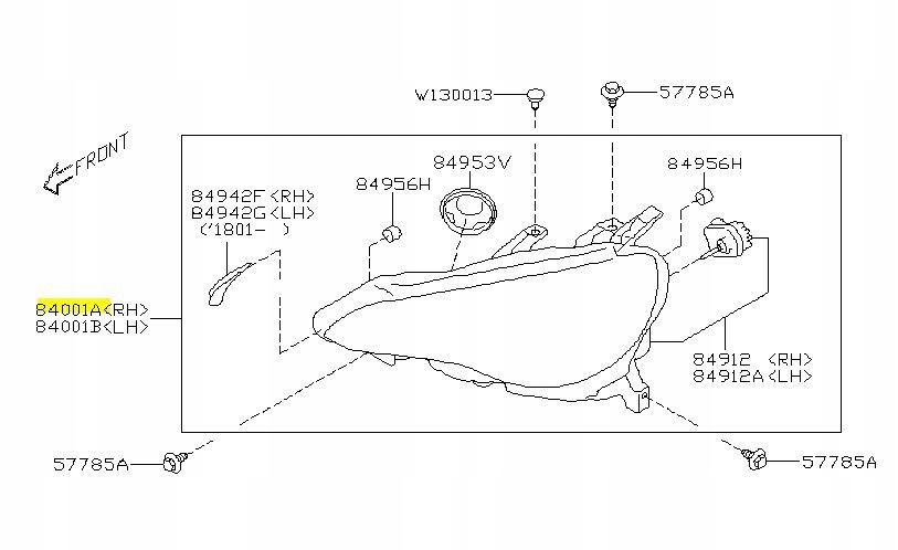 фото №3, Фара led правый subaru brz оригинал 2016-2021