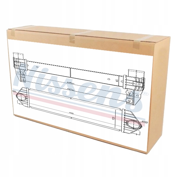 фото №1, Nissens 96435 радіатор повітря наддувний