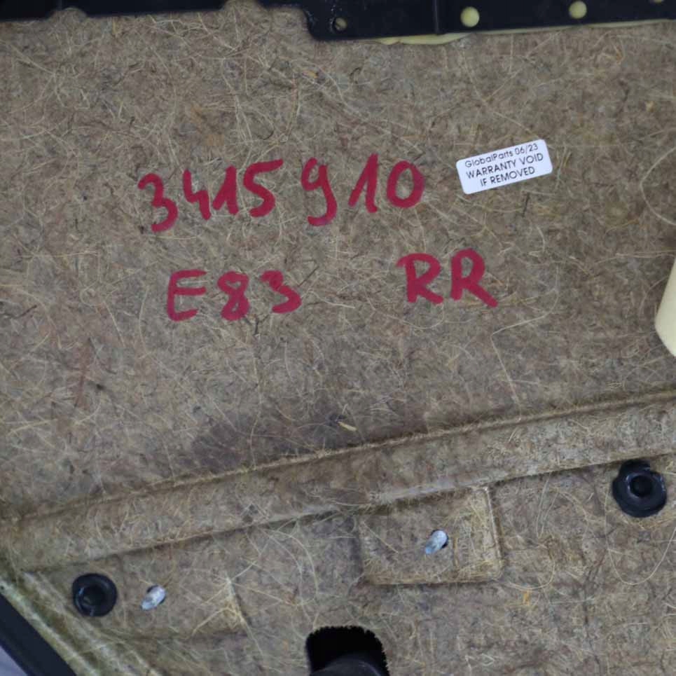 фото №13, Bmw x3 e83 обшивка двері правий задній чорний