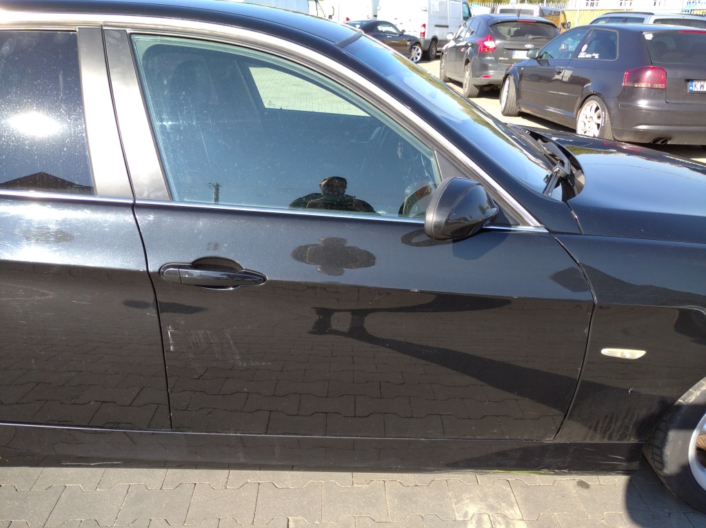 фото №11, Bmw 3 e90 e91 двері перед праве чорні 475/9