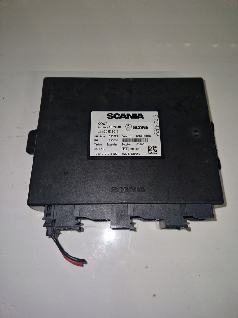 фото №1, Координатор kordynator scania p g r coo7 e30 ecu coo7 напрямна can 250kbit/s