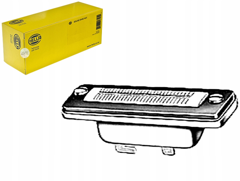 фото №1, Лампа освещение номерного знака rej. mercedes citaro o