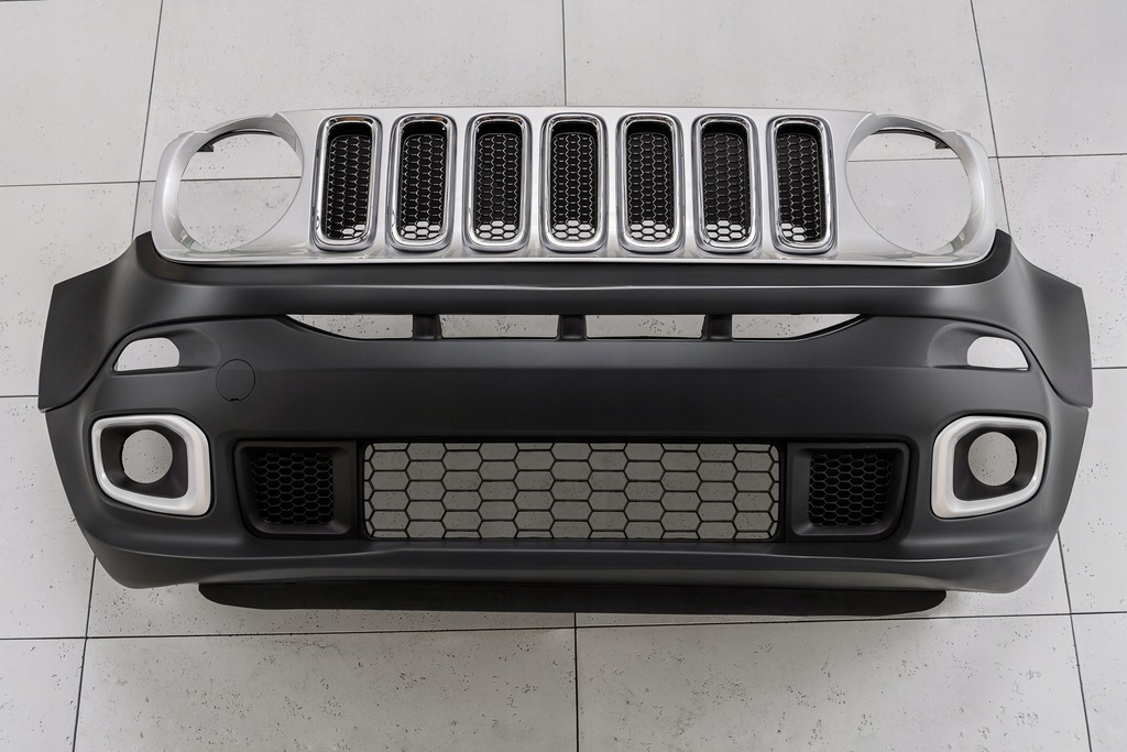 фото №8, Jeep renegade i bu 2015-18 kompletny бампер передний с решётка 5xb40lxhaa