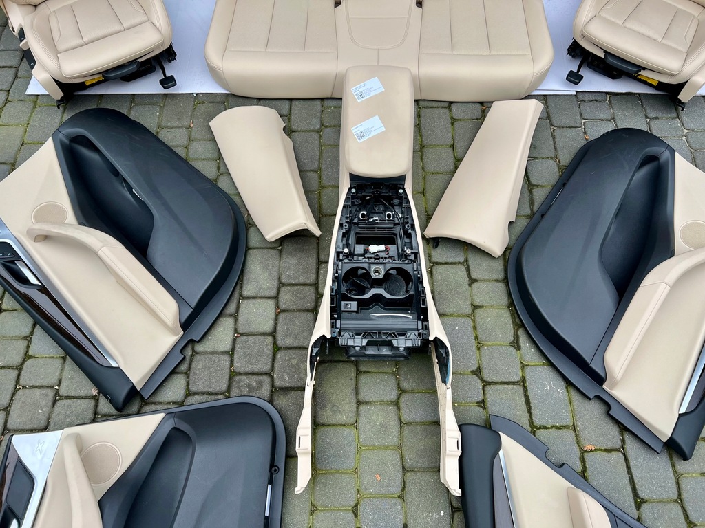 фото №7, Bmw x3 g01 сидіння шкіра сидіння заднє сидіння обшивки тунель середина m-pakiet