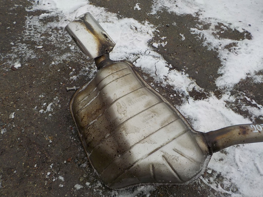 Mercedes w207 купе 09- выхлоп глушитель конечный Доставка