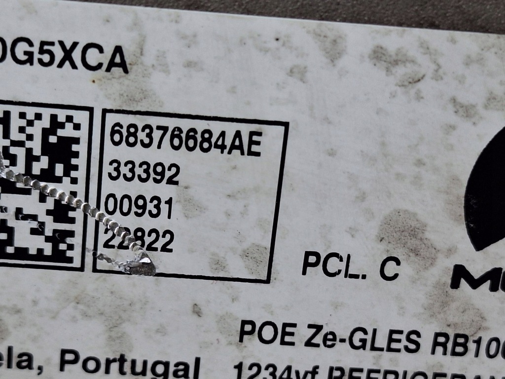 фото №6, Компрессор компрессор кондиционера 68376684ae jeep wrangler jl 2.0 t 4xe 18-