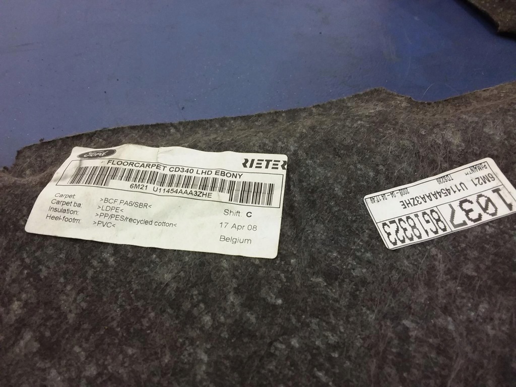 фото №7, Ford galaxy обшивка підлога