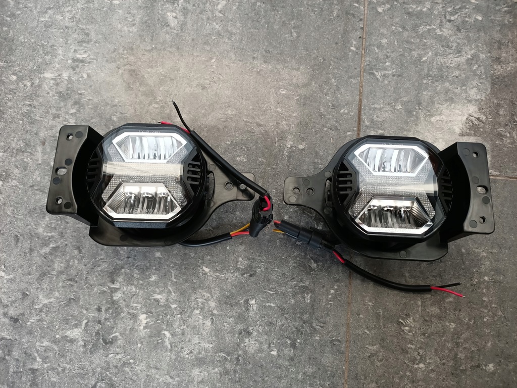 фото №7, Лампы противотуманные фары противотуманные перед + drl дневные jeep wrangler jl
