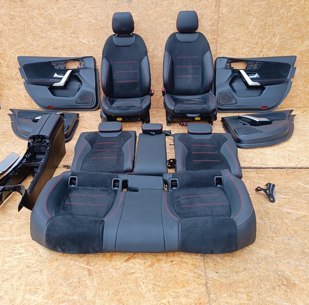 фото №1, Mercedes a-klasa w177 amg kpl. середина салон сиденья обивка idealna