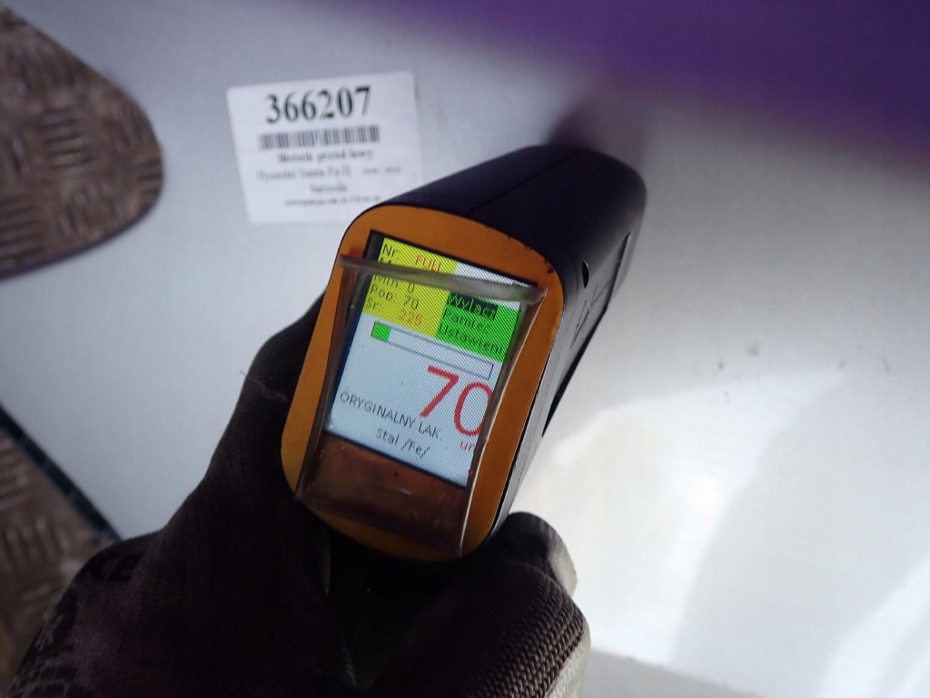 фото №8, Hyundai santa fe ii 06- крыло перед левый передний код лакокрасочного покрытия 6m