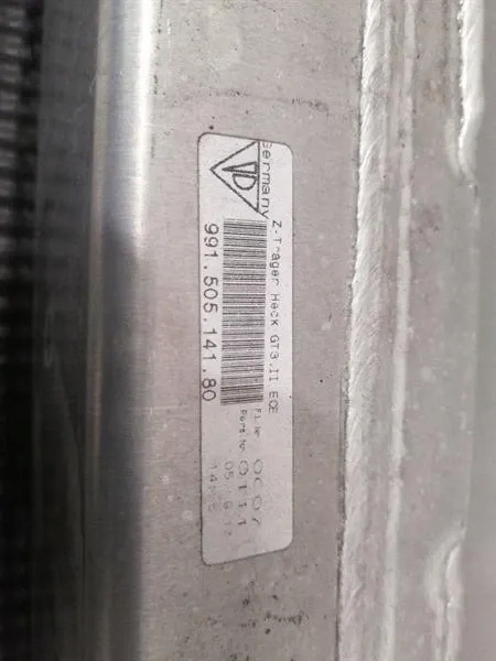 фото №6, Porsche 911 991 gt3 балка бампера заднього 99150514180 багажник бампера ty