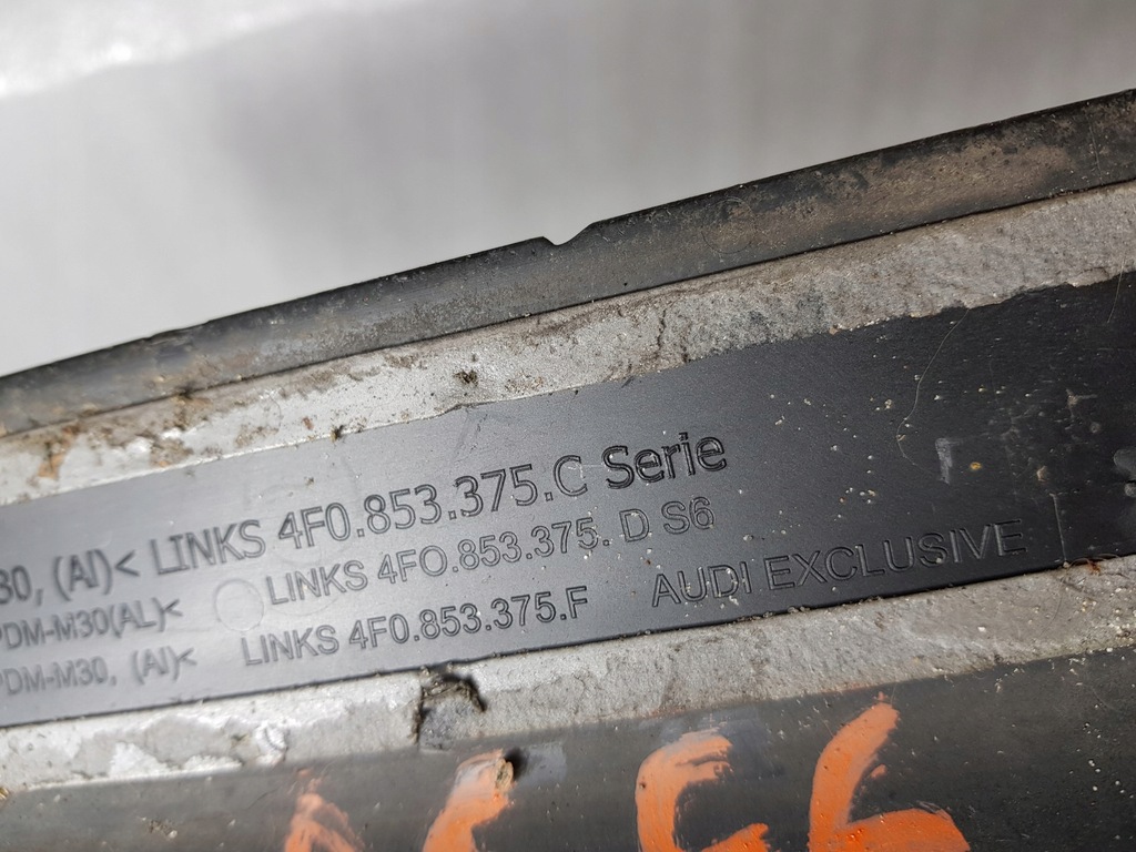 фото №5, Молдинг поріг 4f0853375c audi a6 c6 лівий задня