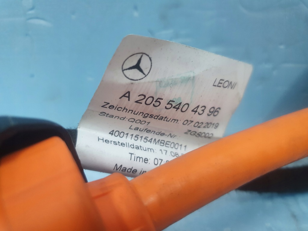 фото №4, Шланг кабель заряджання mercedes c-klasa w205