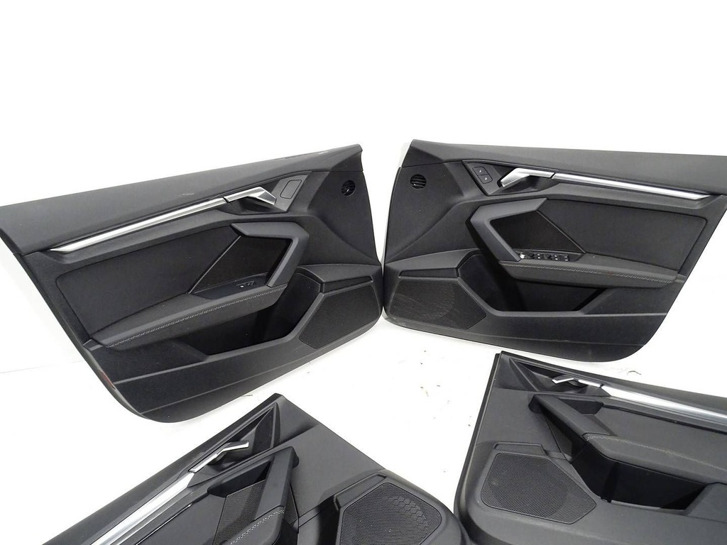 фото №11, Комплект сидіння правий лівий перед передній обшивки audi a3 8y 5d hb s-line шкіра