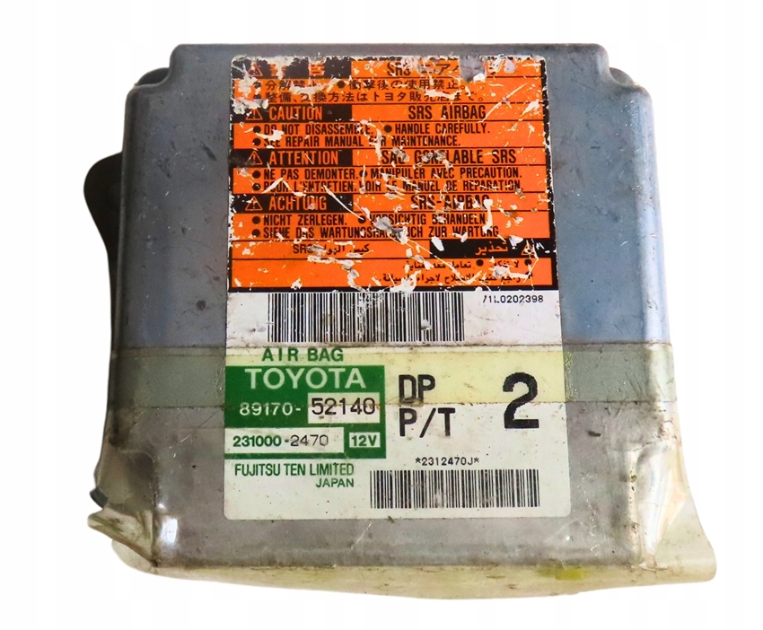 Купить Модуль блок управления датчик подушка безопасности toyota yaris 1 1999-2005 год 89170-52140