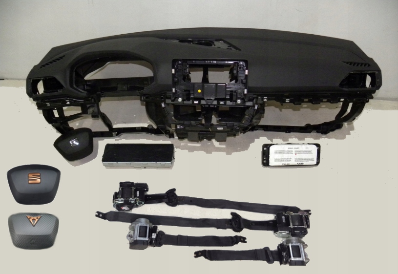 фото №1, Seat tarraco панель приладів подушки безпеки ремені