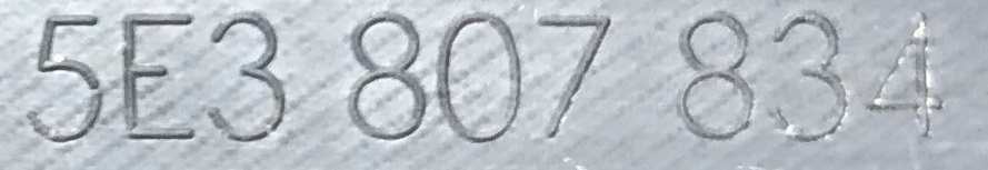 фото №11, Octavia 4 iv 2020- молдинг бампера правый перед правая передняя