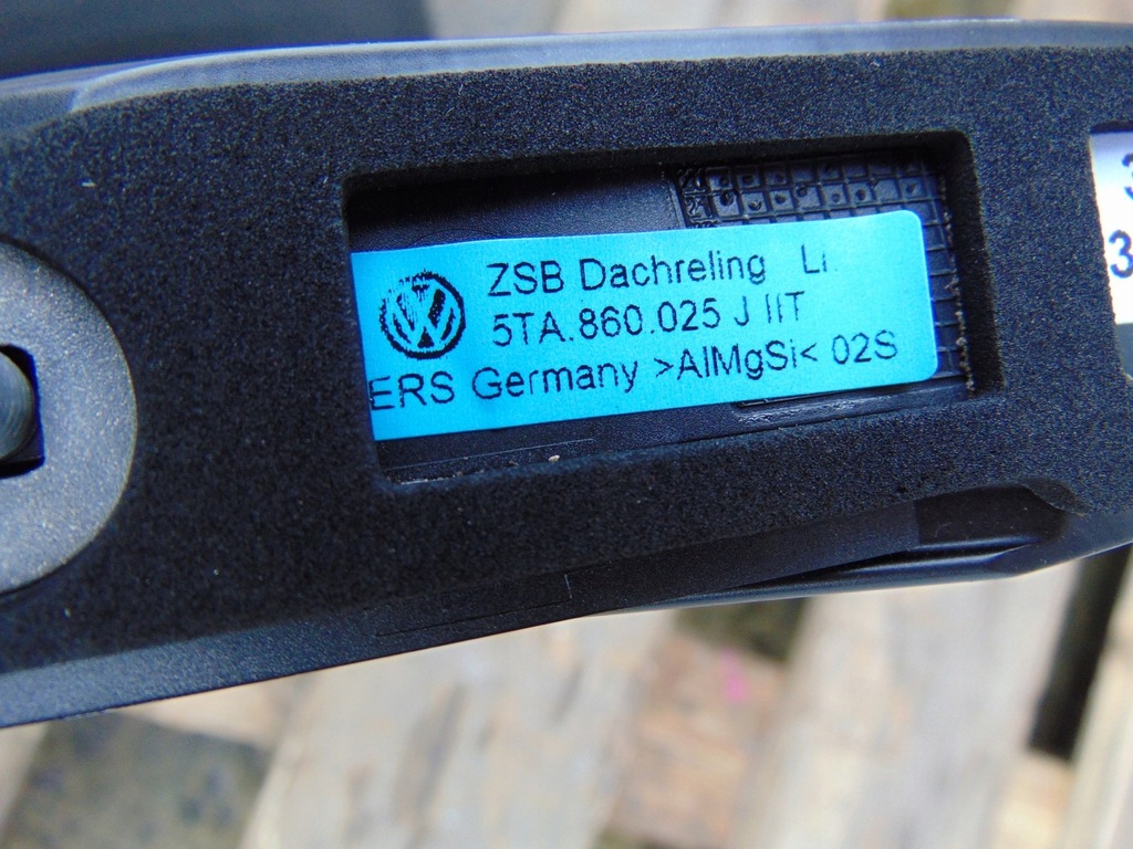 фото №14, Рейлинг крышный левый vw touran 5ta860025j