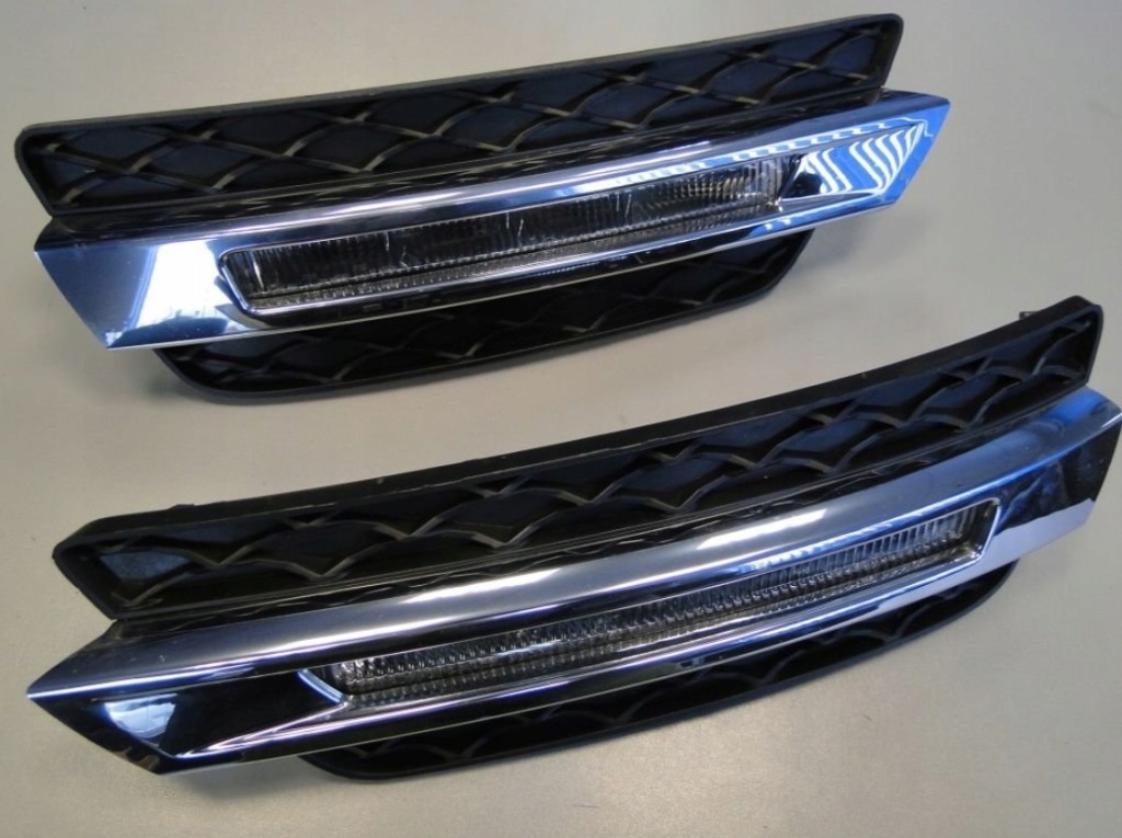 фото №3, Mercedes gl x166 166 решётка правая + led + хром