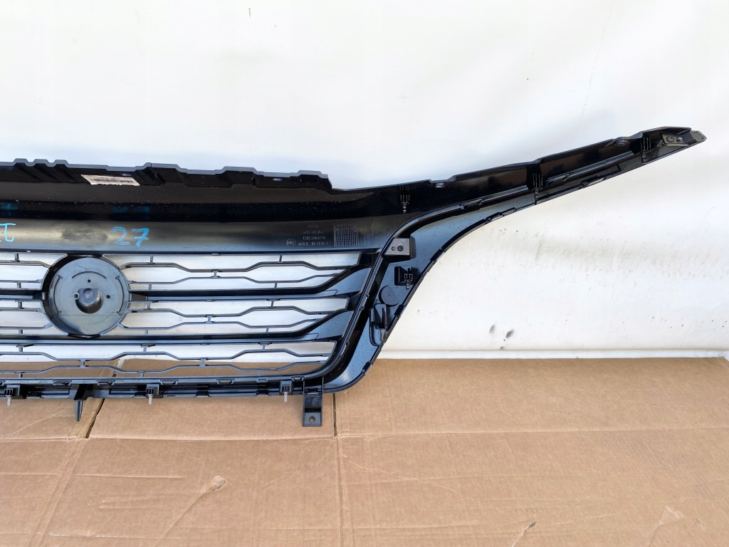 Fiat ducato рестайлинг  21- решётка радиатора оригинальная серебристая nowa 1318386070 Доставка